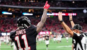 8. Atlanta Falcons: Steve Sarkisian hat in seinem ersten Jahr als OC der Falcons viel Kritik einstecken müssen. Nun gibt es ein neues Spielzeug: Calvin Ridley. Gibt es nun mehr Platz für Julio Jones?