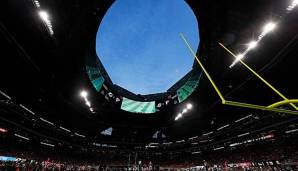 Das Mercedes Benz Stadium in Atlanta, Georgia.