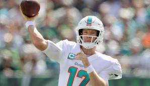 26. Ryan Tannehill, Dolphins: Massiv inkonstant. Tannehill hatte jetzt 2 Spiele, in denen er gut bis sehr gut aussah - genau wie 2 richtig schwache Auftritte. Attackiert Downfield, das sollte er fortsetzen. Vom Passspiel muss dennoch viel mehr kommen.