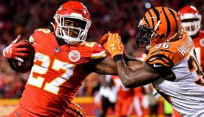 Kareem Hunt und die Offense der Kansas City Chiefs waren nicht zu stoppen von den Cincinnati Bengals.