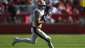 Tight End START: George Kittle, 49ers (@Cardinals): Screens sind ein riesiges Problem für die Cardinals-Defense, und bei den 49ers läuft die Offense im Prinzip durch Pässe zu den Running Backs und Tight Ends - und Kittle ist darin ziemlich gut.