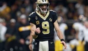 Mit einer Completion Percentage von 74,4 Prozent pulverisierte Drew Brees den bisherigen Rekord von 72 Prozent. Aufgestellt wurde diese Bestmarke erst in der letzten Saison - von Brees.