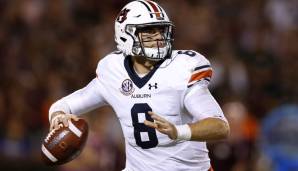 Jarrett Stidham - Auburn (63,0): Vor der Saison galt Stidham als Heisman-Kandidat. Doch insgesamt verlief seine Saison eher überschaubar. Er verfügt über einen guten Arm, trifft aber zu häufig schlechte Entscheidungen auf dem Platz.