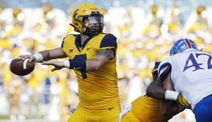 Will Grier - West Virginia (81,6): Grier könnte von der eher dünnen QB-Klasse profitieren und früher gehen als er sollte. Er wirft einen guten Deep Ball, wenn auch nur mit ganzem Körpereinsatz. Seine kurzen Pässe wirken eher schwach auf der Brust.