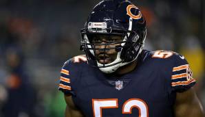 Outside Linebacker NFC: Khalil Mack, Chicago Bears - Ryan Kerrigan, Washington Redskins - Anthony Barr, Minnesota Vikings.