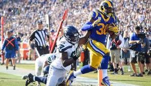 Running Backs NFC: Todd Gurley, Los Angeles Rams - Saquon Barkley, New York Giants - Ezekiel Elliott, Dallas Cowboys.