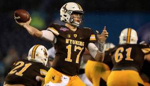 9. Josh Allen, Wyoming (7 Overall, Bills). Unglaubliches Arm-Talent und Athletik, um auch als Runner eingesetzt zu werden. Accuracy und Spielverständnis aber werfen große Fragen auf.