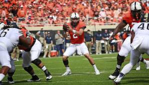 10. Mason Rudolph, Oklahoma State (3. Runde, Steelers). Fantastischer Deep Ball Passer, der generell gutes Ball Placement aufblitzen lässt. Pressure ist aber ein größeres Problem, genau wie die Fähigkeit, das ganze Feld zu lesen.