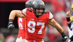 Nick Bosa beendete seine Karriere an der Ohio State University verletzungsbedingt vorzeitig.