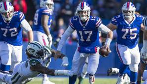 29. Josh Allen, Bills. Wenn das Ranking ausschließlich Passer-Qualitäten bewerten würde, wäre Allen das Schlusslicht. Seine athletischen Fähigkeiten als Runner waren 2018 eindrucksvoll sichtbar. Er muss sich als Passer aber noch enorm weiterentwickeln.