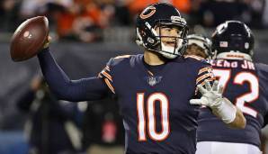 21. Mitch Trubisky, Bears. Er hatte positive Tendenzen im letzten Saisondrittel; ABER: Was Accuracy, Reads, Ball Placement, Decision-Making angeht ist Trubisky so inkonstant, dass er primär aufgrund seiner Fähigkeiten als Scrambler auf Platz 21 klettert.