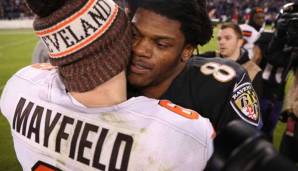 Baker Mayfield und Lamar Jackson gehen in ihr zweites Jahr in der NFL.