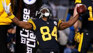 Antonio Brown wechselte von den Pittsburgh Steelers zu den Oakland Raiders.