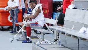 Saquon Barkley wird den Giants wochenlang fehlen.