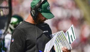 Adam Gase, HC, Jets: Sicher, die Umstände waren brutal - das bedeutet aber nicht, dass man ein Spiel so aufgeben muss. Punts bei kurzen 4. Downs, Runs bei 1., Screens bei langen 3. Downs - es war ähnlich frustrierend wie das Browns-Spiel am Montag.