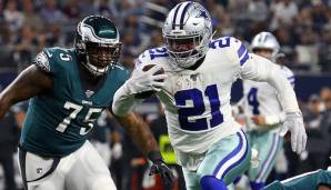 Ezekiel Elliott erzielte einen Touchdown und lief für über 100 Yards gegen die Eagles.