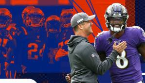 John Harbaugh und Lamar Jackson treffen auf die New England Patriots.