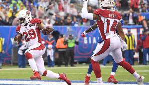 Chase Edmonds, RB, Cardinals. Phasenweise hatten die Giants schlicht keine Antwort auf Edmonds und das Run Game der Cardinals. Ohne den angeschlagenen Johnson lief Edmonds für 126 Yards und drei Touchdowns!