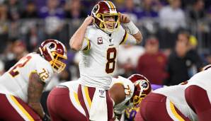 25. Case Keenum, Redskins. Implodiert regelmäßig gegen Pressure - doch wenn Washington Keenum mal eine saubere Pocket geben konnte, dann konnte er auch Big Plays auflegen. Letztlich der erwartbar unterdurchschnittliche Bridge-QB - übernimmt jetzt Haskins?