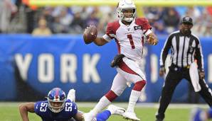 16. Kyler Murray, Cardinals. Das Spiel gegen die exzellente 49ers-Defense war die Bestätigung einer starken Rookie-Saison: Murray verteilt den Ball sicher, zeigt exzellente Accuracy, steigert sich konstant - und ist als Runner eine ernsthafte Bedrohung.