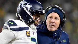 Russell Wilson und Pete Carroll schieden in der Divisional Round aus.