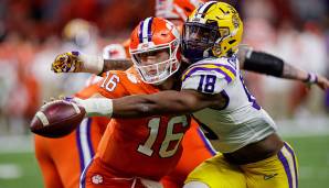 20. Pick - Jacksonville Jaguars: K'Lavon Chaisson, Edge-Rusher, LSU.