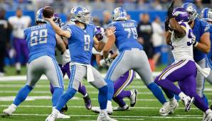 6. Matt Stafford, Detroit Lions: Spielte eine herausragende Saison, ehe er sich verletzte. Die größte Frage lautet: Kann Stafford daran anknüpfen? Das Armtalent steht außer Frage, so eindrucksvoll wie 2019 hatte er es lange nicht aufs Feld gebracht.