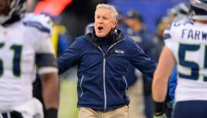 HEAD COACH: Pete Carroll. Der stets unter Strom stehende Head Coach krönte seine Karriere 2013 mit dem Erfolg in Super Bowl XLVIII. Im Jahr darauf scheiterte er jedoch in letzter Minute an den Patriots und verpasste damit seinen zweiten Titel.