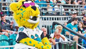 Jaxson De Ville, das Maskotchen der Jaguars, träumt von besseren Zeiten in Duval.