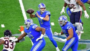 24. Matt Stafford, Detroit Lions: Eine Enttäuschung, wie auch der Rest dieses Lions-Teams. Stafford konnte die extrem hohe Konstanz im vertikalen Passspiel nicht aufrechterhalten, zusätzlich dazu zu viele Fehler, gerade im Kurzpassspiel.