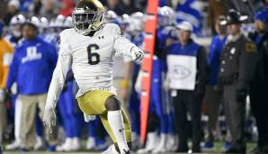 19. WASHINGTON - JEREMIAH OWUSU-KORAMOAH, LB, NOTRE DAME. Das Top-Offense-Talent ist abgegrast, also geht es in die Defense. JOK mit seiner Agilität und Cover-Fähigkeiten ist ein Musterbeispiel für einen modernen ILB, hier hat Washington Nachholbedarf.