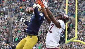 19. WASHINGTON - JEREMIAH OWUSU-KORAMOAH, LB, NOTRE DAME. Ein moderner Backer, der im Raum agieren und covern kann - könnte einen größeren Impact als Parsons haben. Washington hat in einer ansonsten exzellent besetzten Defense hier dringenden Bedarf.