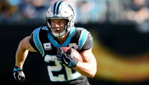 Running Back: CHRISTIAN MCCAFFREY (Carolina Panthers) - Durchschnittliches Jahresgehalt: 16 Millionen Dollar (Gesamtvertrag: 4 Jahre/64,1 Millionen Dollar 2020)