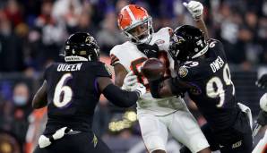 Die Defense der Baltimore Ravens ließ gegen die Browns nicht viel zu.