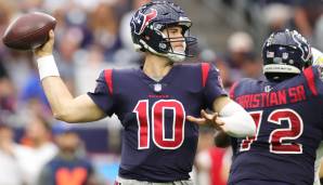 DAVIS MILLS, Quarterback, Texans: Die Texans schlugen überraschend die Chargers und Mills spielte dabei eine weitestgehend fehlerfreie Partie, was ihn klar von seinem Gegenüber Herbert abhob. Könnte er doch die langfristige Lösung für Houston sein?