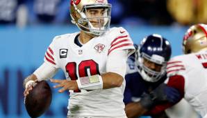 JIMMY GAROPPOLO, Quarterback, 49ers: Die Niners hatten zwischenzeitlich eine ordentliche Führung gegen die Titans, doch letztlich warf Garoppolo diese mit zwei Picks weg. Er kostete sein Team mit schlechten Würfen zudem zwei frühe weitere TDs.