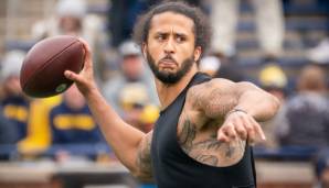 Colin Kaepernick zeigte in Michigan, dass er immer noch QB spielen kann.