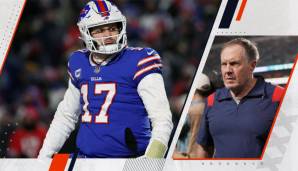 Josh Allen und seine Buffalo Bills gehen als Titelanwärter in die neue Saison. Bei den Patriots hingegen gibt es große Fragezeichen.