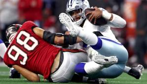 Dak Prescott erwischte einen rabenschwarzen Abend gegen Tampa Bay.