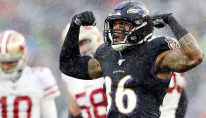 CHUCK CLARK - Safety, Ravens: Kaum ein Team hat dieser Tage eine tiefer besetzte Secondary als die Ravens. Und ja, Clark ist Starter und einer der Leitwölfe dieser Truppe. Und er war einer der wenigen Leistungsträger, der im Vorjahr nicht verletzt war.