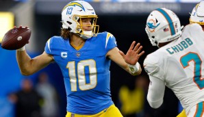 Justin Herbert gewann das Duell mit der Dolphins-Defense.