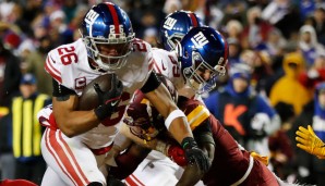 Die New York Giants kamen den Playoffs durch ihren Sieg in Washington ein gehöriges Stück näher.