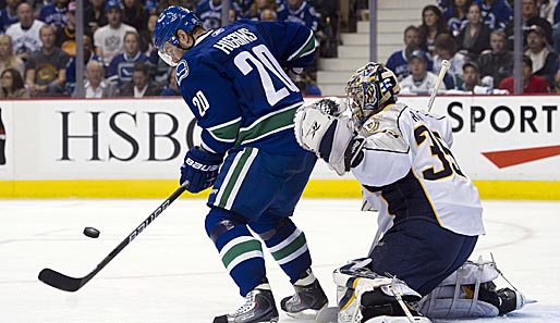 Mit seinem Tor im zweiten Drittel entschied Canucks-Flügel Christopher Higgins die Partie