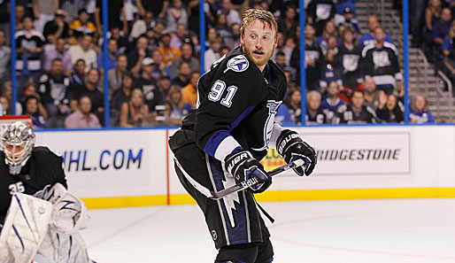 Der 21-jährige Steven Stamkos wurde 2008 an erster Stelle von den Tampa Bay Lightning gedraftet