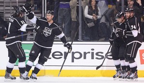 Die Kings feierten im Staples Center einen Sieg gegen Boston