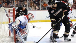 Kein Durchkommen: Die Ducks verzweifelten am starken Dustin Tokarski im Tor der Canadians