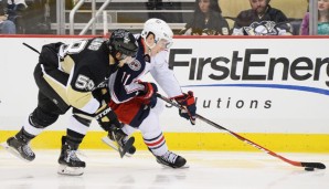 Matt Calvert und die Columbus Blue Jackets glichen in der Serie gegen die Penguins aus