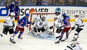 Jonathan Quick im Kings-Tor war von den Rangers nicht zu überwinden