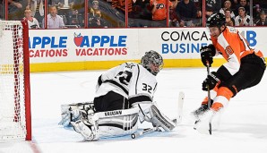 Brayden Schenn bezwang Kings-Goalie Jonathan Quick zum 3:2 Endstand