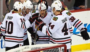 Die Blackhawks durften einen Sieg gegen Nashville feiern